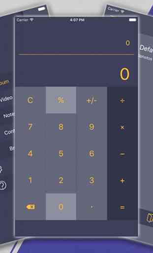 Calculator + Photo & Video & Contact & memo & browser privacy encryption Manager 3