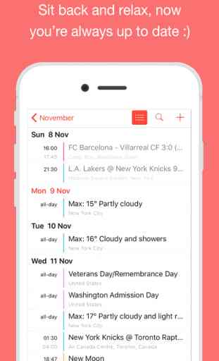 Calendar Subscriptions for Sports, Holidays, TV, and more (SchedJoules) 4