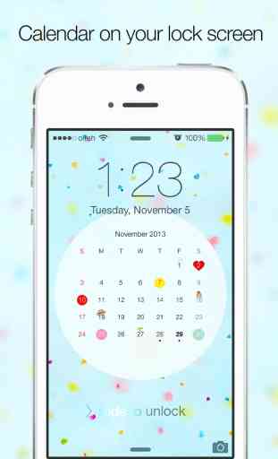 Calendar Wallpapers Plus for Lock Screen and Home Screen 1
