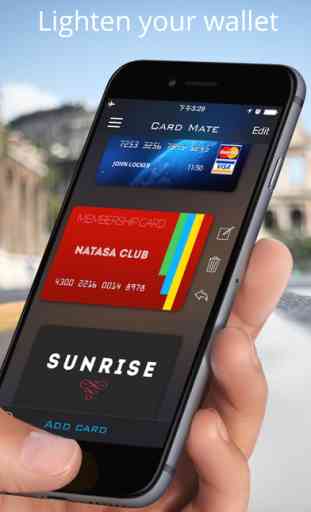 Card Mate - credit cards wallet & QR code Scanner 1