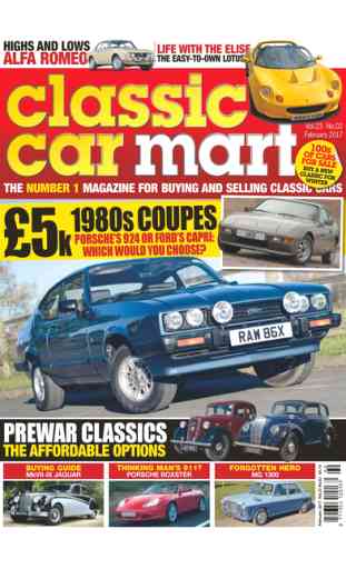 Classic Car Mart – The Number 1 Magazine for Buying and Selling Classic Cars 1