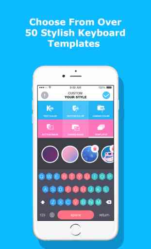 Color Keyboard Changer - Customize Keyboard Text, Button, Font, Background for iOS8 3