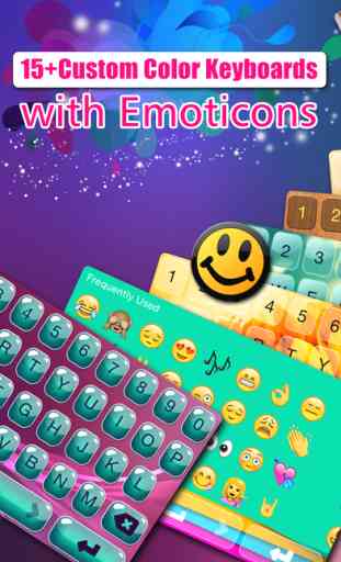Custom Emoji Keyboard.s for iPhone - Customize my Color Key.board Skins with Fancy Font Changer 1