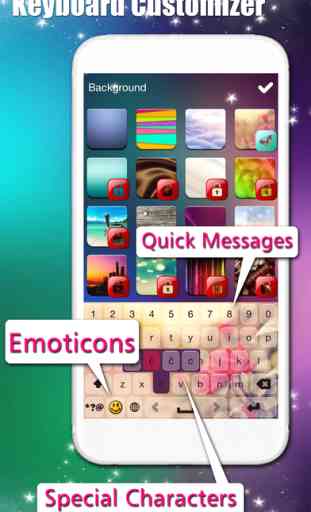 Custom Emoji Keyboard.s for iPhone - Customize my Color Key.board Skins with Fancy Font Changer 3