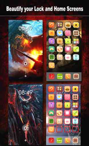 Dragon Wallpapers, Backgrounds & Themes - Home Screen Maker with Cool HD Dragon Pics for iOS 8 & iPhone 6 2