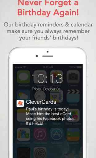 CleverCards: Photo Birthday Greeting Cards & eCards for Facebook 4
