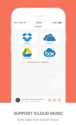 Cloud music player - play music from dropbox 2