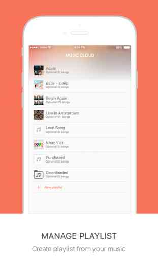 Cloud music player - play music from dropbox 3