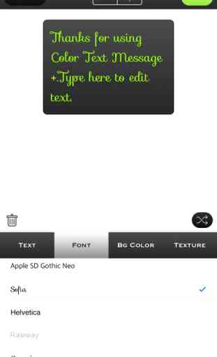 Color Text - Customize message background and font 3