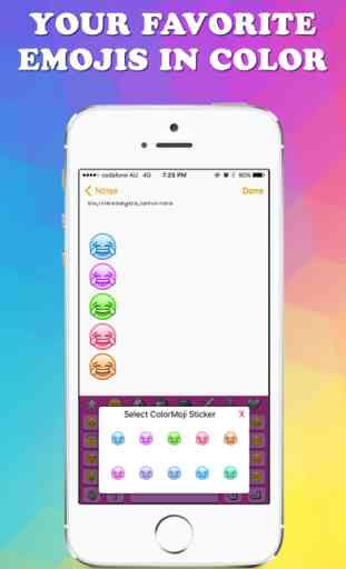 ColorMoji FREE - Text Colorful Smiley Faces 2