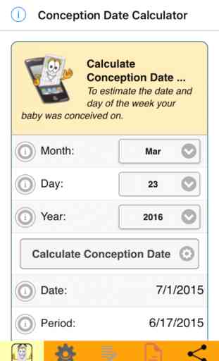 Conception Date Calculator 1