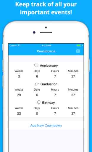 Countdown Widget - Keep Track of Important Dates 1