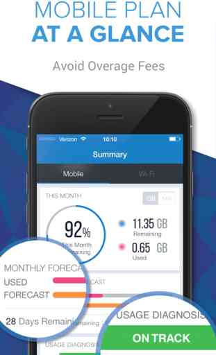 Data Manager - Track Usage of Mobile/Wi-Fi Data Plan 2