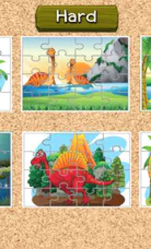 Dinosaur Jigsaw Puzzle - Magic Board Fun for Kids 4