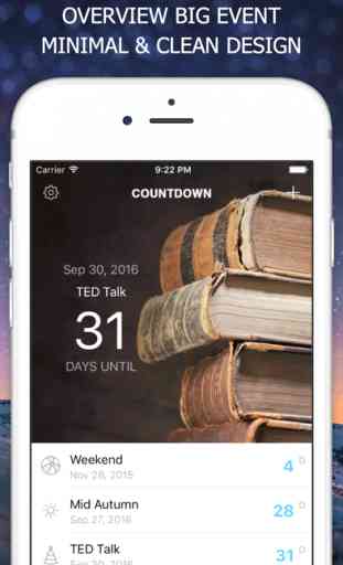 Event Timer Countdown by Day Counter – How Many Days Until your Birthday and Vacation Organizer 3