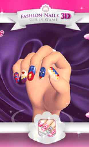 Fashion Nails 3D Girls Game: Create Awesome Manicure Designs in Your Beauty Salon 4