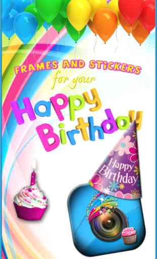 Frame Photos and Add Stickers with Happy Birthday Themes in Picture Editor 1