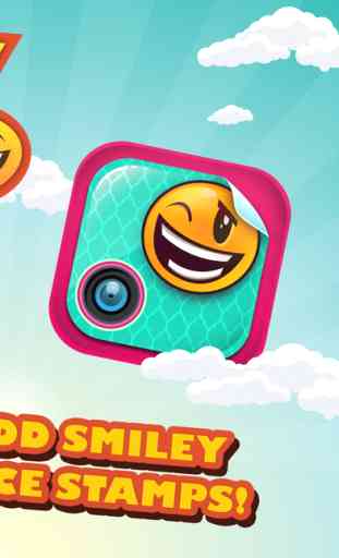 Funny Photo Editor with Emoji Stickers Camera: Add Smiley Face Stamps to Pics for Instant Makeover 2
