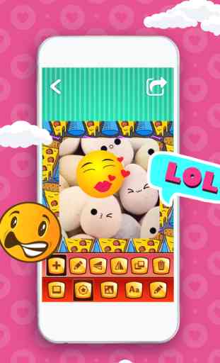 Funny Photo Editor with Emoji Stickers Camera: Add Smiley Face Stamps to Pics for Instant Makeover 3