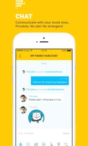 FamilyInSafe: family locator, chat and task list 4