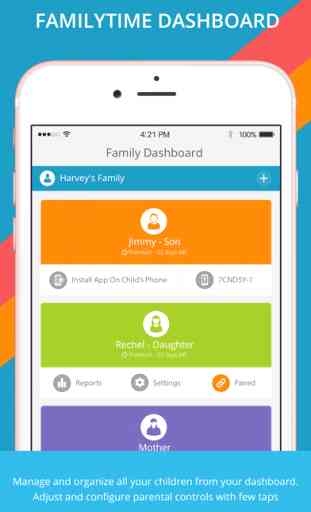 FamilyTime Dashboard - Parental Control App 1