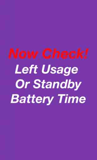 Fast Battery Time Lite -Left Standby or Usage Time 1