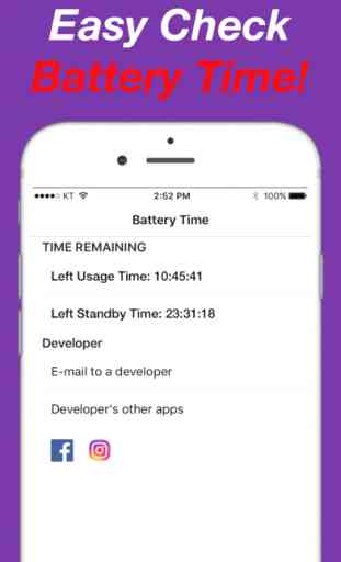 Fast Battery Time Lite -Left Standby or Usage Time 2