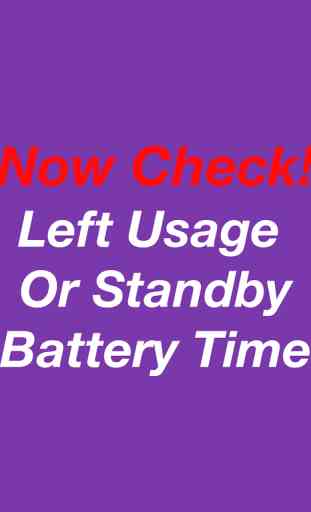 Fast Battery Time Lite -Left Standby or Usage Time 3