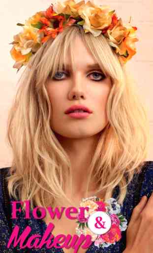 Flower Crown Style Pic Editor: Makeup & Hair Salon 1
