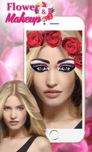 Flower Crown Style Pic Editor: Makeup & Hair Salon 4