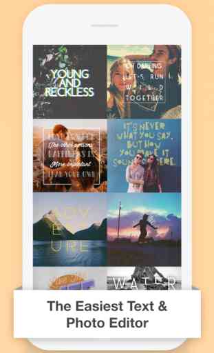 Font Candy Photo Editor - Free Typography Captions 1
