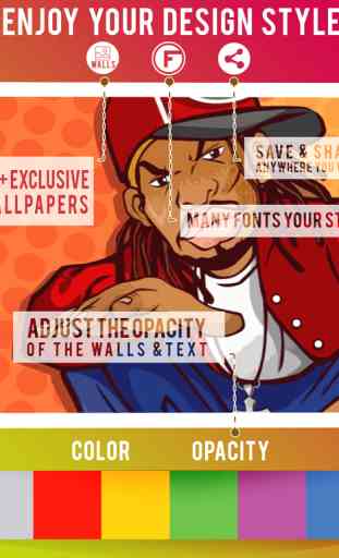 Font Shape Text Mask Wallpapers Themes for Hip Hop 4