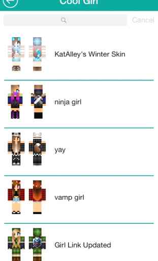 Free Girl Skins for Minecraft PE 4