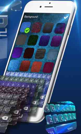 Glass Keyboard Design – Beautiful Keyboard Themes with Glassy Backgrounds and Fancy Fonts 2