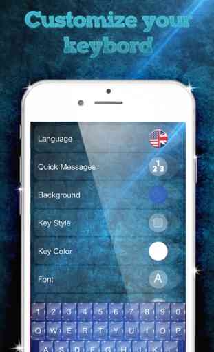 Glass Keyboard Design – Beautiful Keyboard Themes with Glassy Backgrounds and Fancy Fonts 3