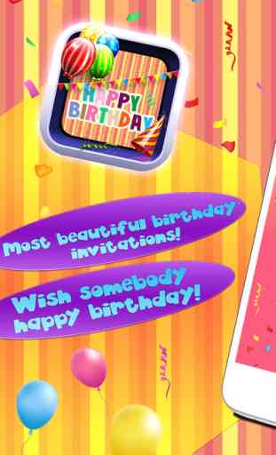 Happy Birthday Card Creator – Best Greeting e.Cards and Invitation.s Maker for your Bday Party 1