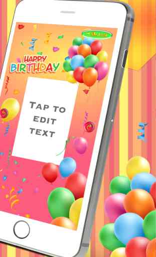 Happy Birthday Card Creator – Best Greeting e.Cards and Invitation.s Maker for your Bday Party 2