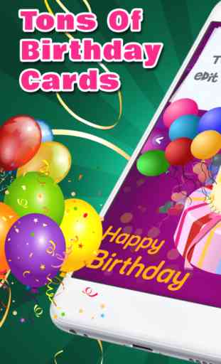 Happy Birthday Greeting Cards – Decorate Custom bDay eCards With Free Photo Card Maker 1