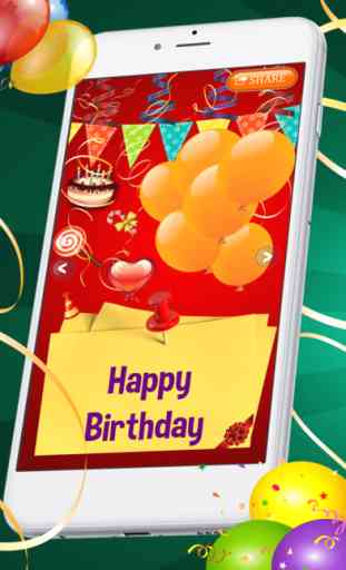 Happy Birthday Greeting Cards – Decorate Custom bDay eCards With Free Photo Card Maker 3