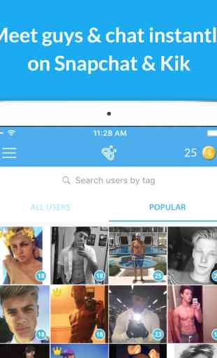 Gay Dating Hot Hookup Chat App for Kik & Snapchat 3