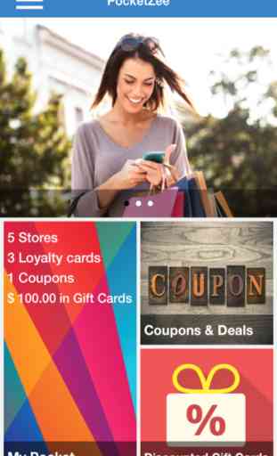 Gift Card Wallet, Coupons and Hot Deals - PocketZee 1