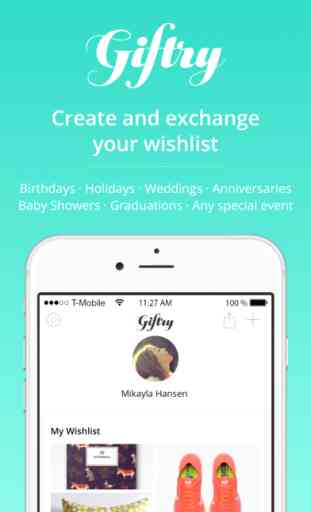 Giftry: Create a Wish List & Find the Perfect Gift 1