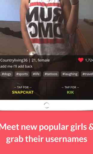 Girls for Kik & Snapchat - Meet a Girl & Chat App 4