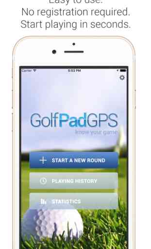 Golf Pad: Free Golf GPS Range Finder and Scorecard 1