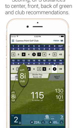 Golf Pad: Free Golf GPS Range Finder and Scorecard 2