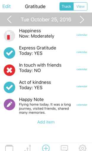 Gratitude & Happiness - Self-help Mood Tracker 1