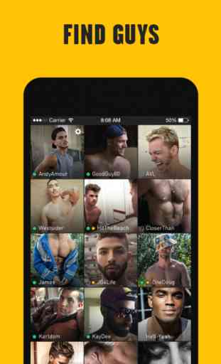 Grindr - Gay and same sex guys chat, meet and date 1