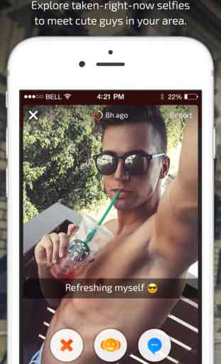 Hanky - Gay dating, flirt and fun by live selfies 1