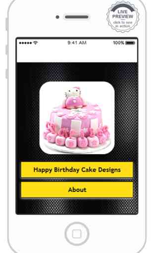 Happy Birthday Cake Designs 1