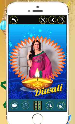 Happy Diwali: Deepavali Photo Frames 1